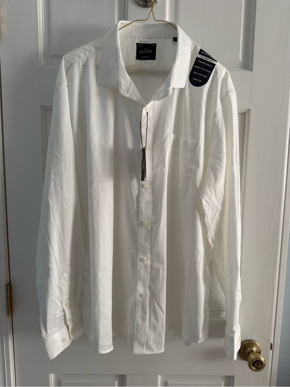 NWT Savile Row White Dress Shirt XXL